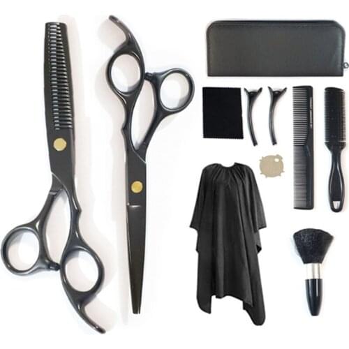 Barber Shears Home Hair Cutting Scissors Kit Stainless Steel Hair Cutting Shears Including Thinning Scissors Hair Comb