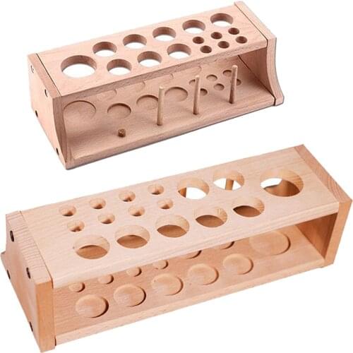 Leathercraft Hand Tools Holder Stand Leather Working Tools Rack ,Stamping Punch Hand Sewing Stitching Tool Box for DIY Sewing