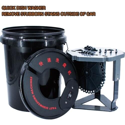 Car beauty polishing machine efficient and fast cleaning machine polishing disc wool ball sponge wheel cleaning bucket