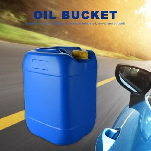Portable 25L Oil Gasoline Container Gas Fuel Tank Spare Plastic Petrol Tanks Gasoline Oil Container Fuel-jugs Blue Car Container