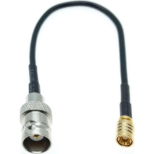 BNC female plug to SMB female Jack pigtail cable RG174 jumper wifi network