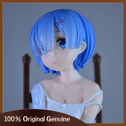 A Different World From Scratch 20cm Lem Underwear Pajamas Chair Sexy Girl Anime Character Toy Decoration Model Boxed Figure
