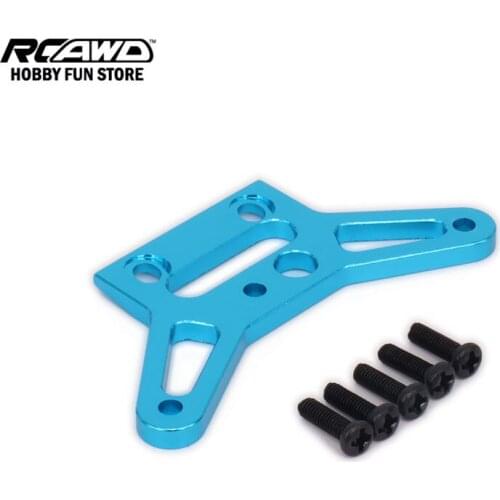 RCAWD Front Gear Box Plate Chassis Brace For Rc Hobby Car 1/10 HPI WR8 Series Flux WR80013 108023 101210 Machined Alloy Aluminum