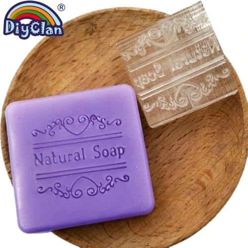 Handmade Resin Soap Stamp Mold Mini Diy Natural Soap Heart Tree Patterns Organic Glass Soap Chapter Acrylic Chapters Z0080NT