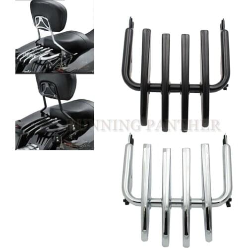 Chrome/ black Motorcycle Stealth removable two luggage rack for Harley 2009-2016 Electra Street GLIDE