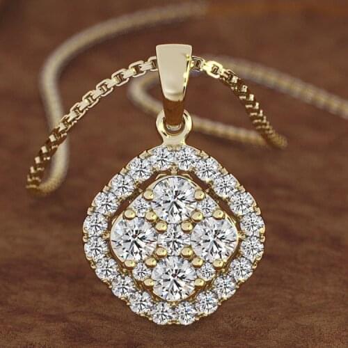 Vecalon Gold Pendants
