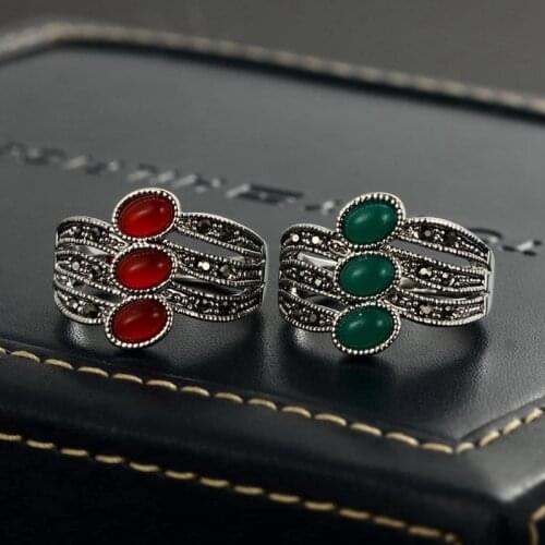 Iutopian Brand Vintage Ring For Women Anti Allergy Top Quality Not Fade #A1820