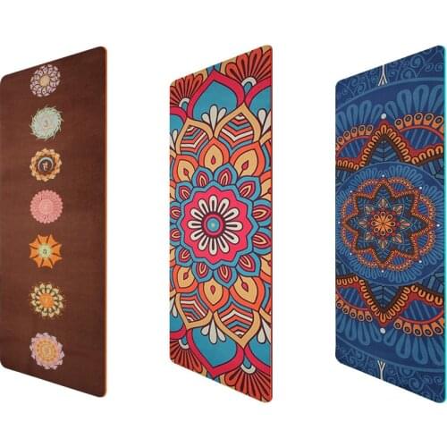 Suede TPE Double Layer Yoga Mat Non-slip Home Gym Slimming Exercise Pilates Fitness Pad