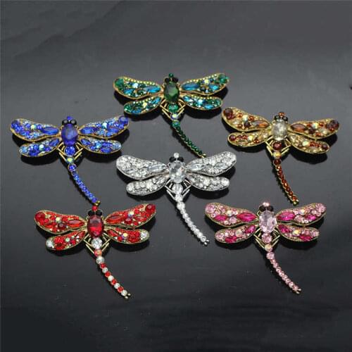 ZTMYHDHD Dragonfly Brooches For Clothes