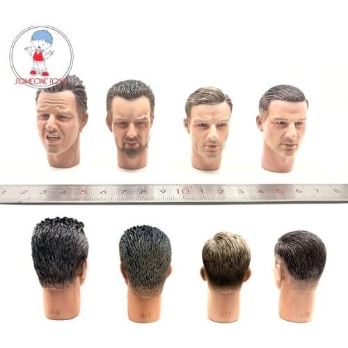 1:6 DID 3R E60047 US German Soldier Head Sculpt With Expression European Male Head For 12 Inches Action Figures Accessories