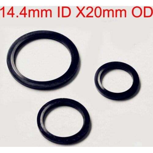 100 PCS Metal Rubber Bonded oil plug gasket Seal Anti-rust O Ring Fit M14