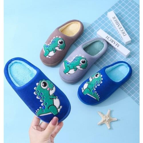 2021 Childrens Winter Slippers Infant Baby Fur Ball Soft Slippers kids Plush Indoor Home Slipper Bowtie Shoes For Toddler Girls