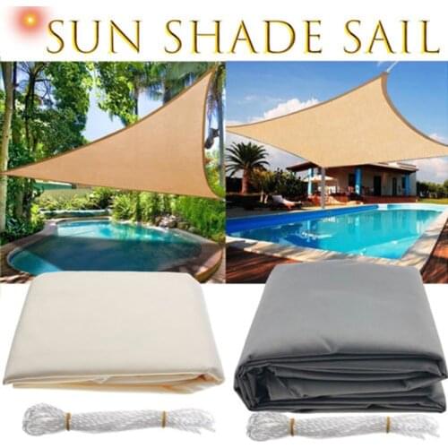 3M Waterproof Oxford Triangle Outdoor Sun Shade Shelter Awning Tent Canopy Shade Sails Garden Yard Patio Beach Camp Tarp Travel