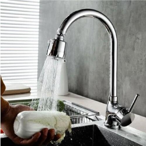 3 multifunctional Hot Cold Taps Pivoting head Kitchen Sink Faucet Chrome Finish Brass Body Stainless Battery Pipe