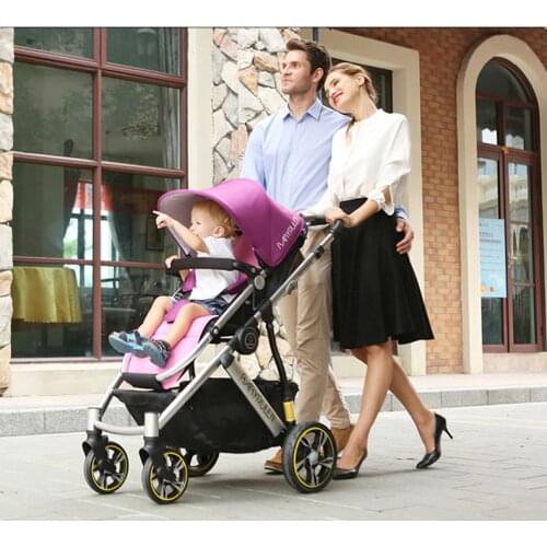 Babyruler Baby Trolley Can Sit On Two-way Baby High-view Portable Folding Baby Trolley