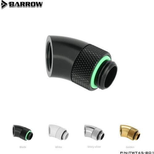 Barrow G1/4" 45 Degree Elbow Rotary Fitting Connector TWT45-B01