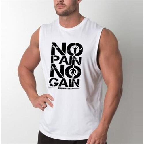 Muscleguys Brand Gym Tank Top Men Bodybuilding Stringer Singlets Cotton Sleeveless Shirt Fitness Clothing Sportswear Muscle Vest