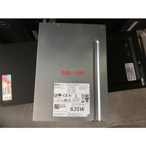 For New color dell original T5600 T3600 635W NVC7F D635EF-00 power supply 01K45H