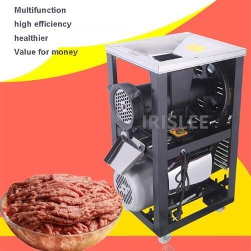 Electric commercial meat slicer Stainless steel slicer Wire cutter Fully automatic Meat grinder Sliced meat dicing machine