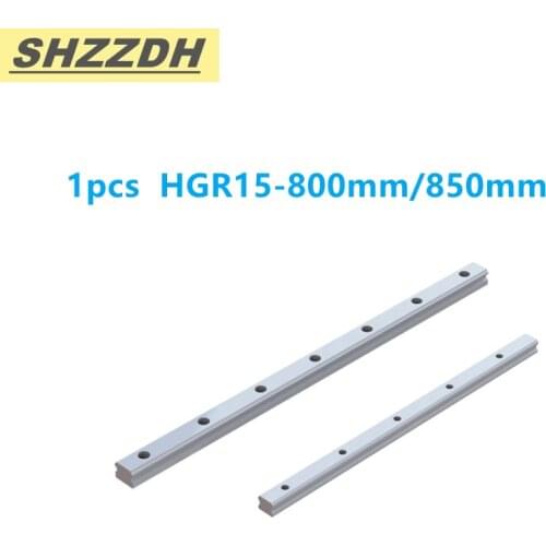 High quality 1pc HGR15 length 800mm 850mm square linear guide for HGH15CA/flange HGW15CC CNC engraving machine