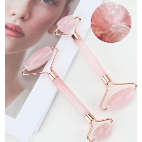 Nature Jade Facial Massager Double Roller Guasha Board Scraping Body Back Beauty Thin Lift Face Relaxation Health Skin Care Tool