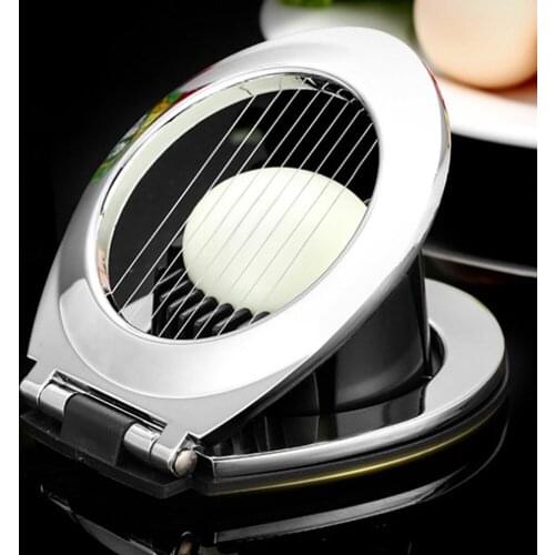 Multifunctional Egg Cutter Stainless Steel Egg Slicer Sectioner Cutter Mold Flower-Shape Luncheon Meat Cutter Kitchen Gadgets