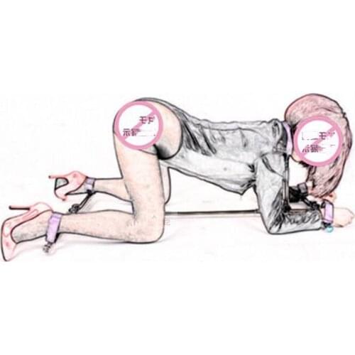 Post entry rack compulsory binding handcuffs feet handcuffs collar men and women erotic costumes women