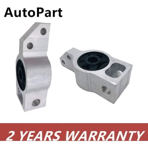 New Pair Aluminum Control Arm Bushing Bracket Strut Triangle Arm Mounts Set For VW CC Passat B6 B7 Tiguan 3C0199231 3C0 199 297D