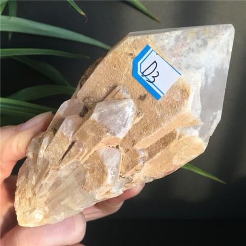 Natural Crystal Raw Quartz Cluster Healing Reiki Stone Point Specimen Home Decor Minerales