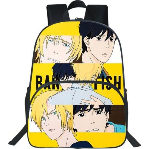 Banana Fish Backpack Anime Mochilas Teen Backpack Boy Girl Bags Fashion School Bag Kawaii 2021 Women Rucksack Men Knapsack