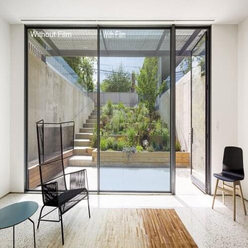 SUNICE Anti-UV Home Office Glass USE Sputter Solar Tint Mirror Effect Car Front Windshield Sticker VLT 70% Width:152cm(60inch)