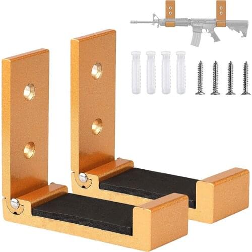Gun Rack Wall-Mounted Foldable, Scratch-Resistant, Soft-Filled, Indoor Hanging, Can Display Or Store Guns, Bows And Swords