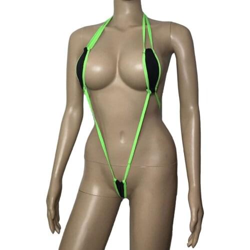 Teddy Women Sexy Lingerie Mini Micro Thong Leotard Teddies Woman Bikini Monokini Lady Swimwear Bodysuit Erotic Underwear