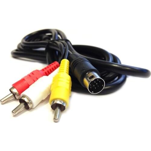 High quality New cable for Sega Mega Drive 2 & 3 for Genesis 2 Stereo AV TV Video Cable Lead RF Replacement