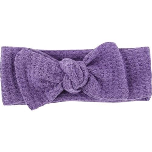 W3JF Newborn Bow Headwrap Girls Headband Bow Knot Baby Hair Band Infant Hair Elastic Turban Kids Hair Accessories