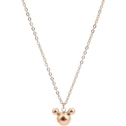 Women Necklace Titanium Steel Fashion Pendant Necklaces For Women Girlfriend Engagement Wedding Party Ring Accessoeries Jewelry