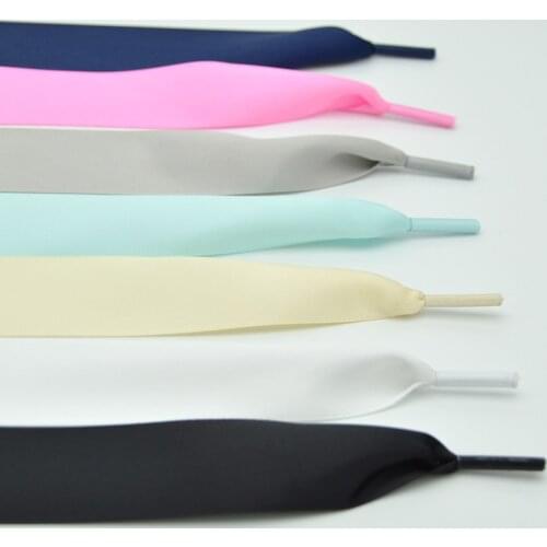 1 Pair 80/100/120/140/160cm Shoelace Double-sided Ribbon Lace Casual Shoelaces