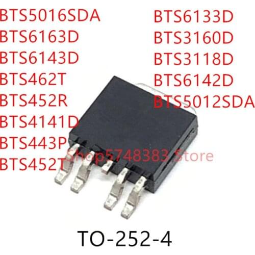 10PCS BTS5016SDA BTS6163D BTS6143D BTS462T BTS452R BTS4141D BTS443P BTS452T BTS6133D BTS3160D BTS3118D BTS6142D BTS5012SDA