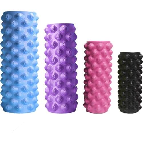 33cm Fitness Massage Foam Roller Yoga Column Block Sport Gym Exercises Relax Deep Muscle Relieve Stress Training Equipment