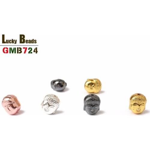 Hematite Buddha Shape 1 Buddha Shape 2/Lion Shape Natural Hematite For Bracelets Healing energy Hematite Loose Beads x10 pcs