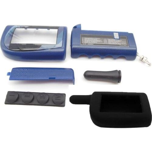 New M4 case keychain with M4 silicone case for Scher-khan magicar 4 lcd two way car remote controller