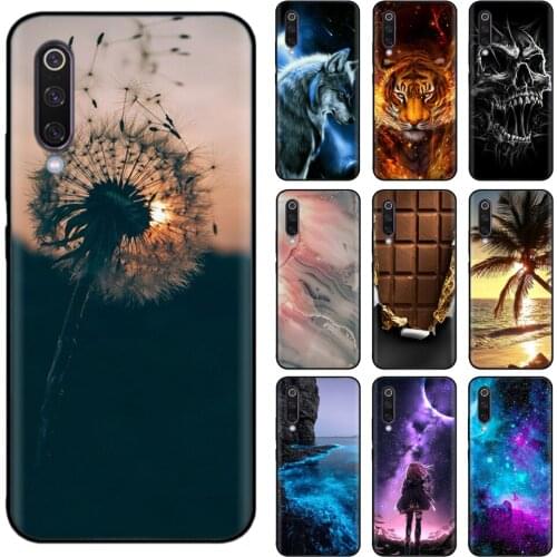 For Xiaomi Mi 9 Case Soft TPU Silicon Cover for Xiaomi 9 Lite Coque Mi9 Phone Back Cover for Xiomi 9 SE Protective Bumper Shell