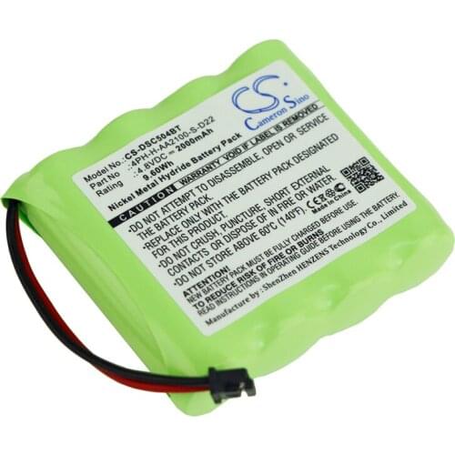 CS 2000mAh/9.60Wh battery for DSC WS4920HE wireless repeater,WTK5504 wireless keypad 17000153,4PH-H-AA2100-S-D22