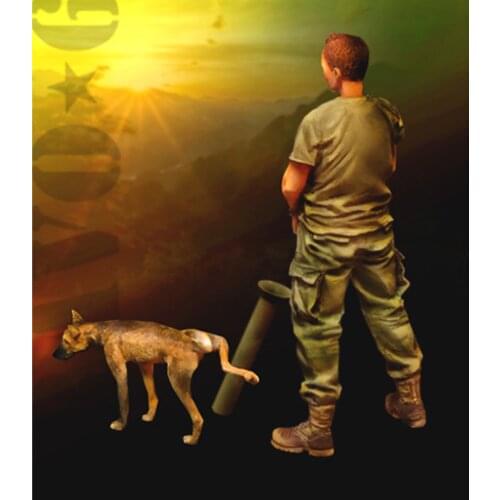 1/35 Resin Model Figure GK, Unassembled and unpainted kit