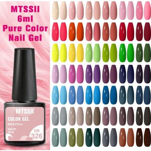 Mtssii Gel Polish All For Manicure Semi Permanent UV LED Gel Varnish Soak Off Nail Art Gel Nail Polish
