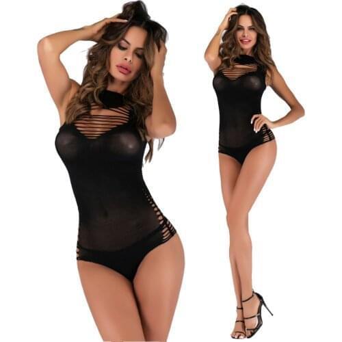 Hot Sale Sexy Sleepwear Lingerie Babydoll BODYSUIT Mesh bowknot Floral Body Stocking Intimate Catsuit Garter strapless