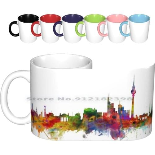 Berlin Germany Skyline Ceramic Mugs Coffee Cups Milk Tea Mug Berlin Berlin Skyline Skyline Cityscape Berlin Germany Berlin