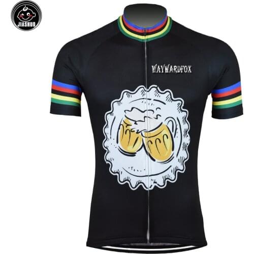 Multi Chooses Classical NEW Beer pro Bike Team Cycling Jersey Breathable Customized Jiashuo