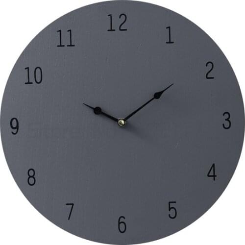 Nordic style living room wall clock household clock creative personality quiet light luxury clock bedroom wall Watch