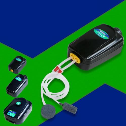 Newest Super aquarium air pump, pump air compressor for aquarium, adjustable silent quiet air control aquarium fish accessories
